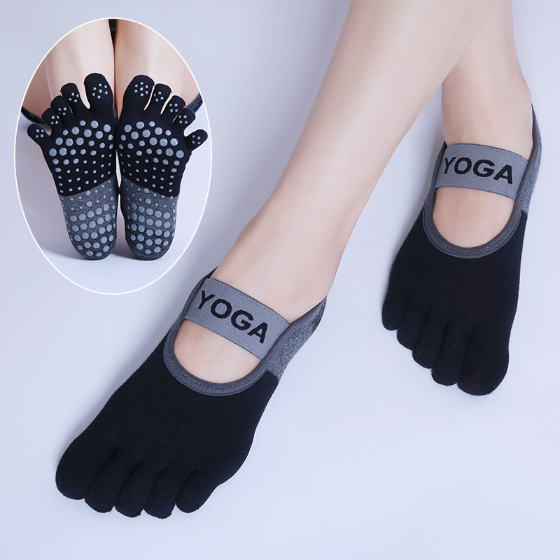 Yoga Fitness Dance - Women Breathable Pilates Socks Five Toe
