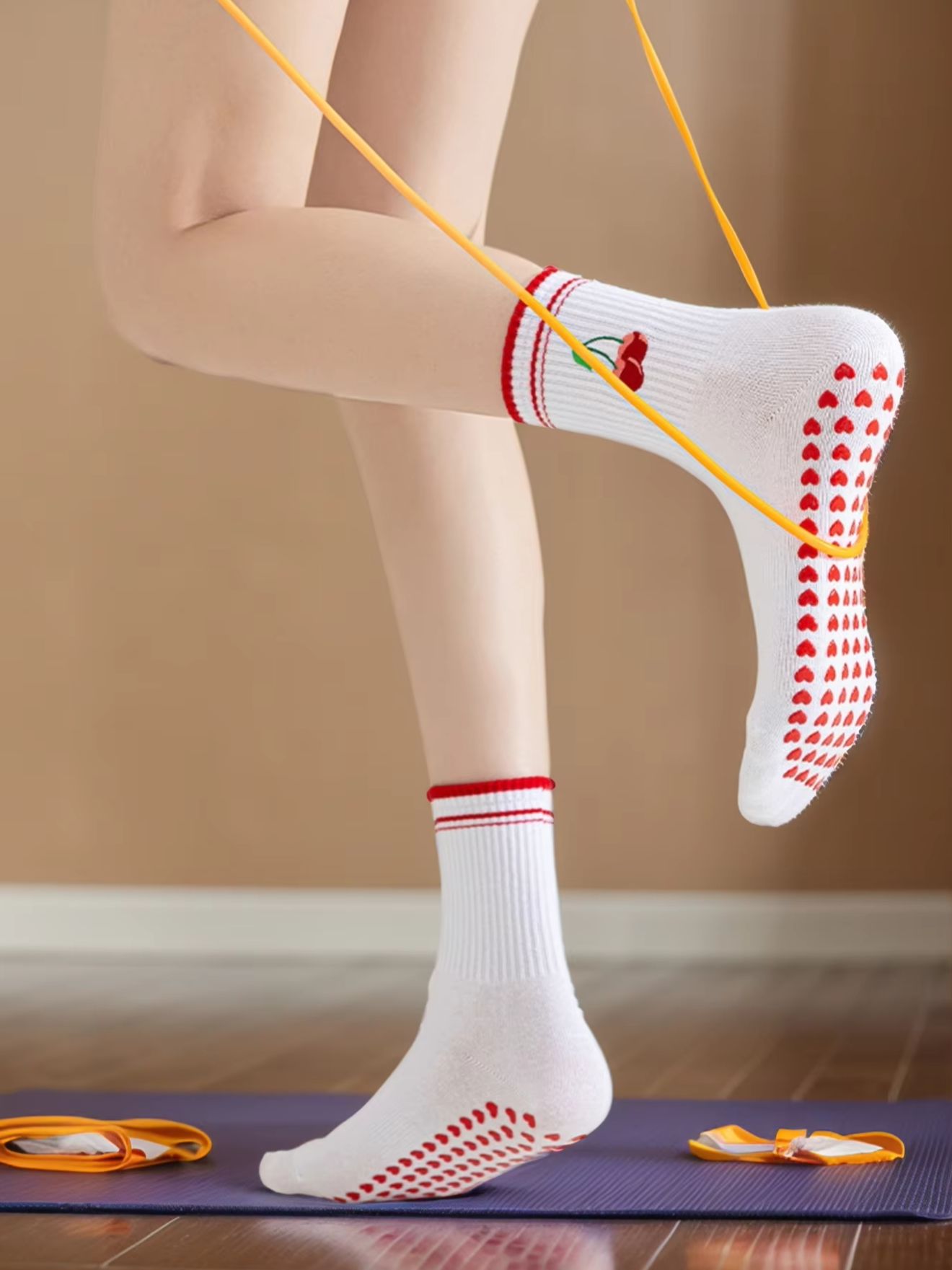 Yoga For Fitness - 1 Pairs Cross-Border Professional Yoga Socks,