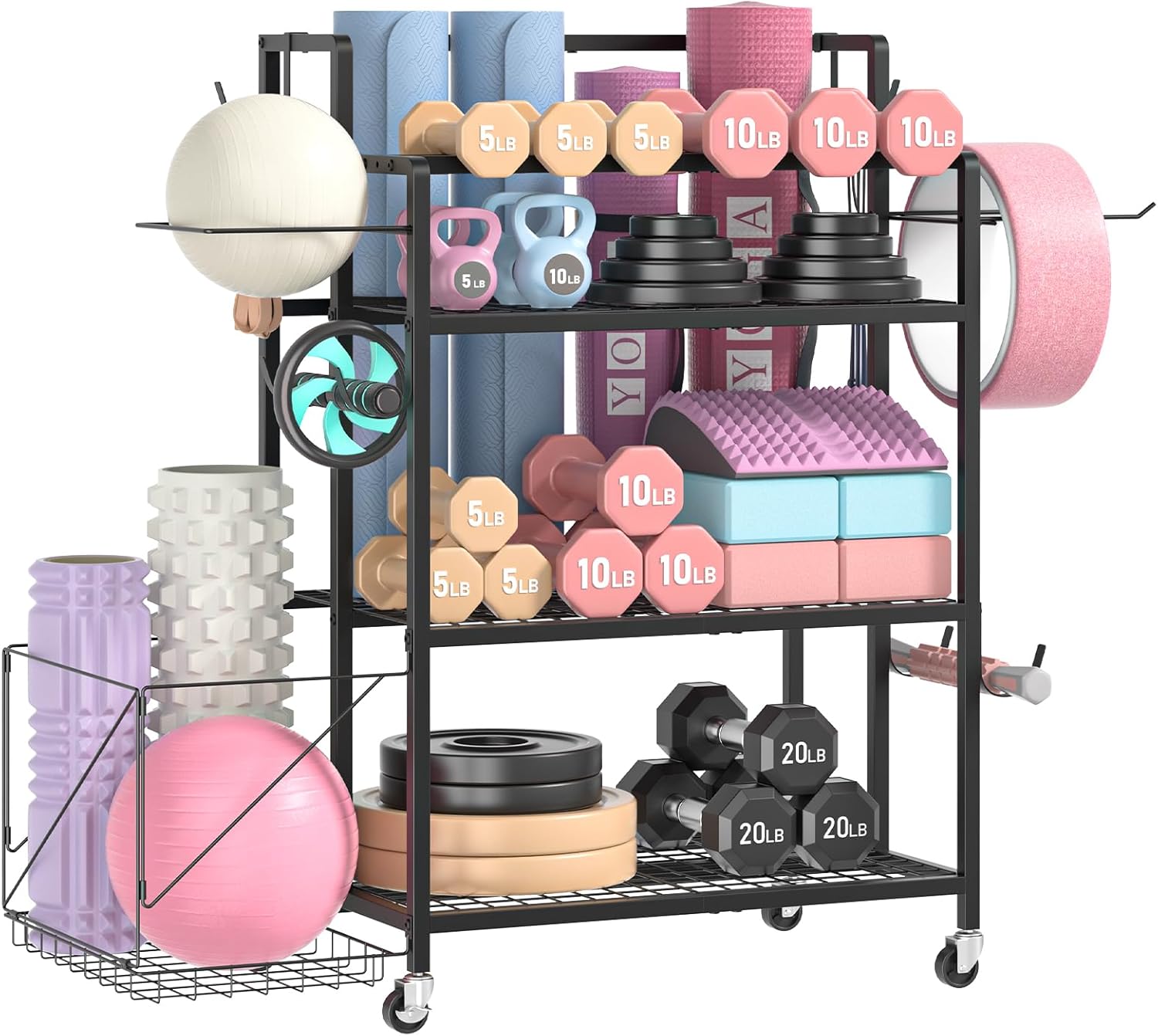 Home Gym Storage, No Material  - Kettlebell ulasan dan harga