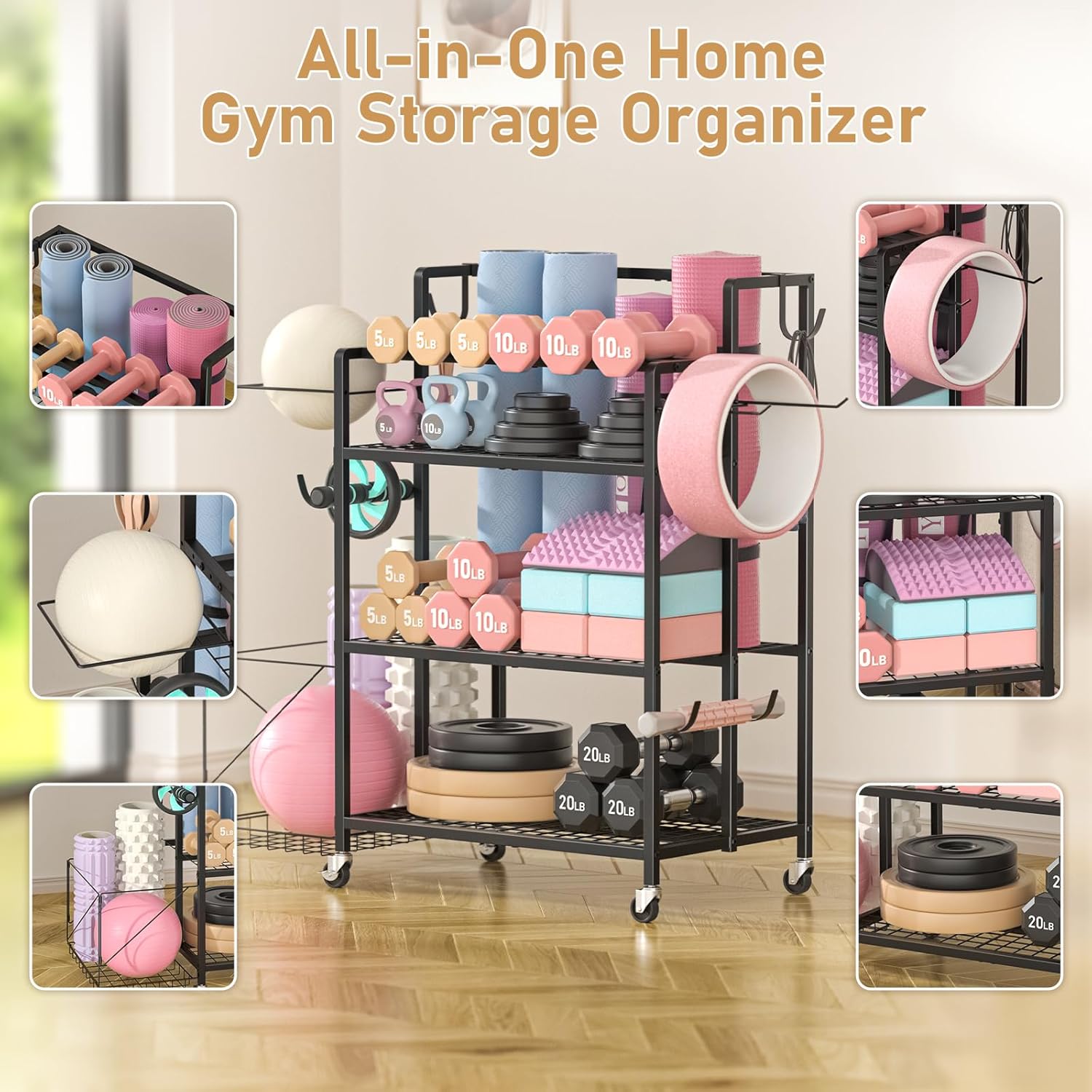 Home Gym Storage, No Material  - Kettlebell ulasan dan harga