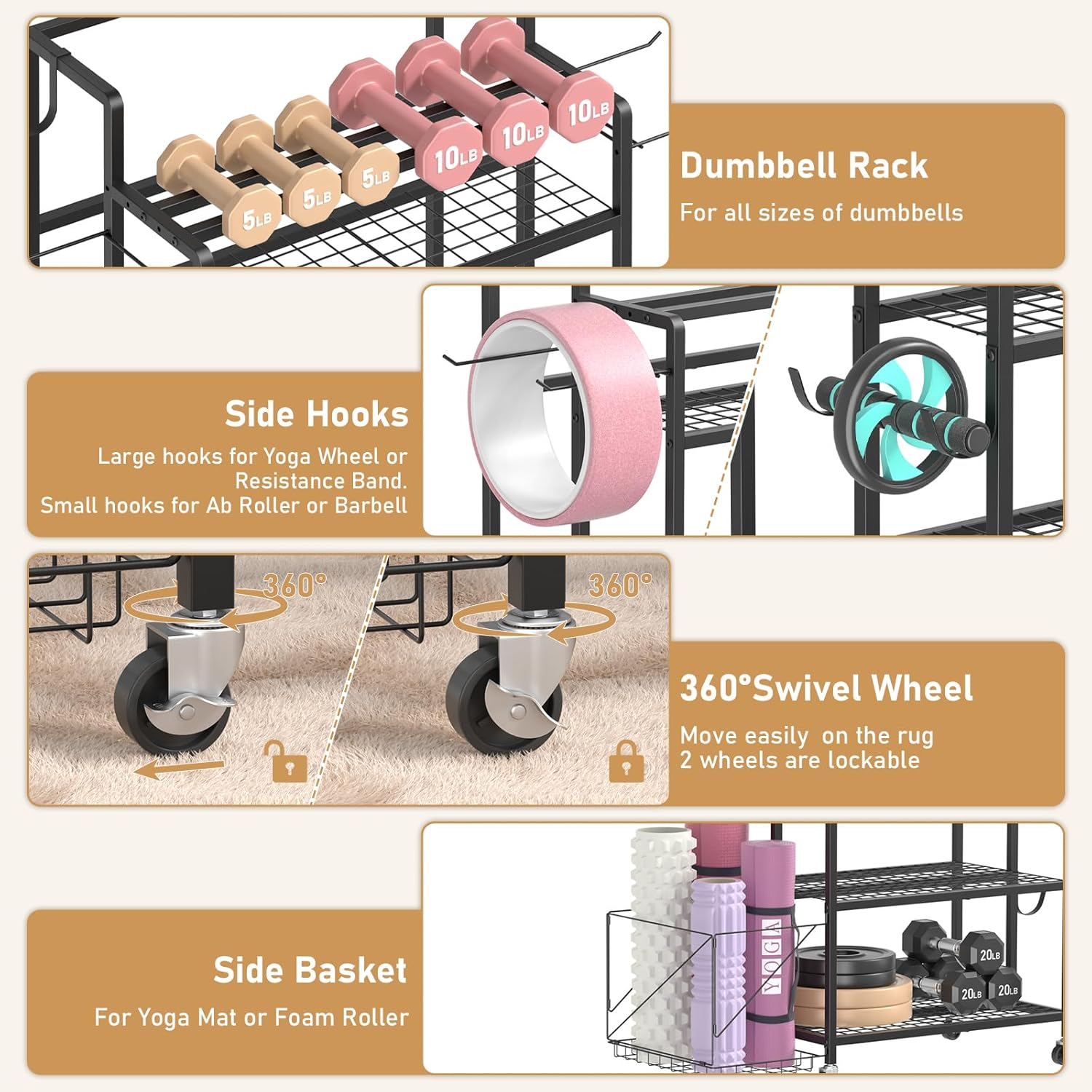 Home Gym Storage, No Material  - Kettlebell ulasan dan harga