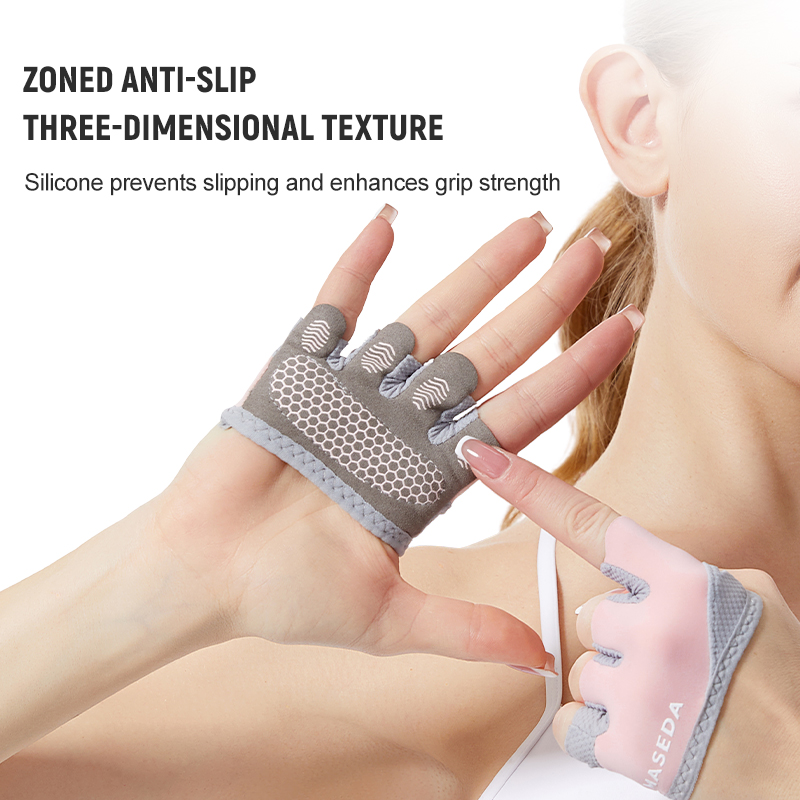 Pair of Fitness Fingerless Glo - Yoga For Fitness ulasan dan harga
