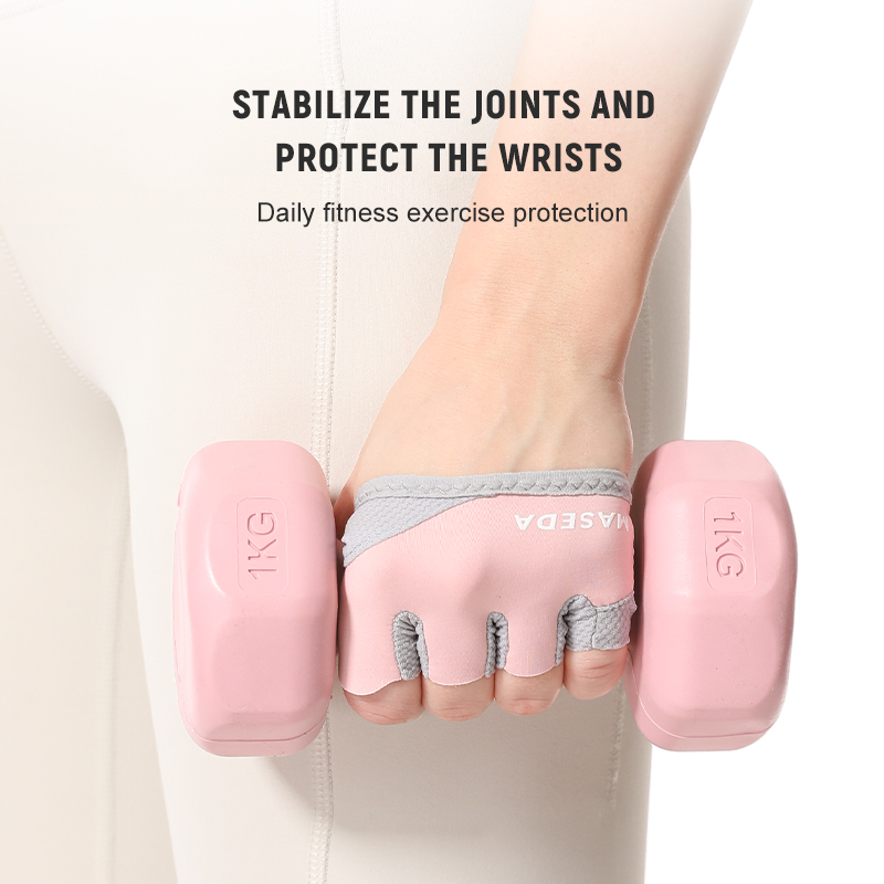 Pair of Fitness Fingerless Glo - Yoga For Fitness ulasan dan harga