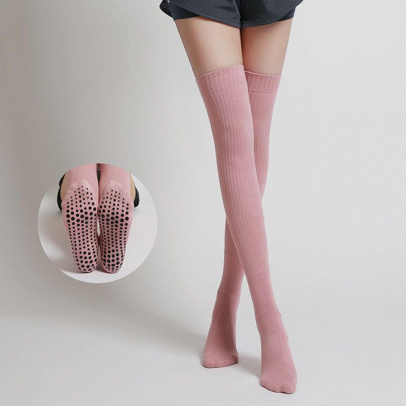 Women Non-slip Yoga Socks Long - Yoga Fitness Dance ulasan dan harga