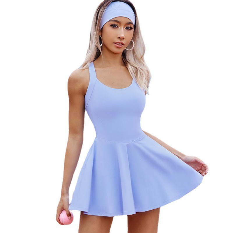 Women's Tennis Skirt Dress Spo - Yoga Fitness Dress ulasan dan harga