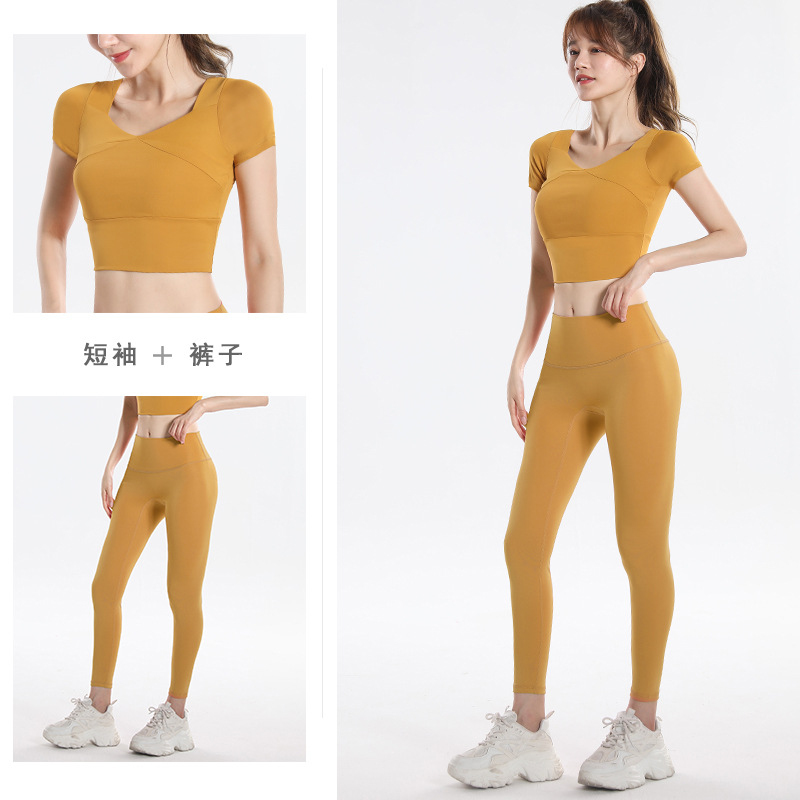 Quick Dry Set Sports Top With  - Yoga For Fitness ulasan dan harga