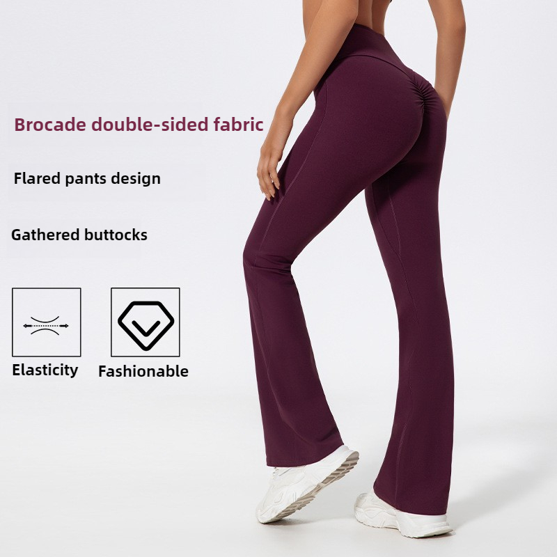 LezyanXR Wide Leg Tight Nude H - Yoga Fitness Dance ulasan dan harga