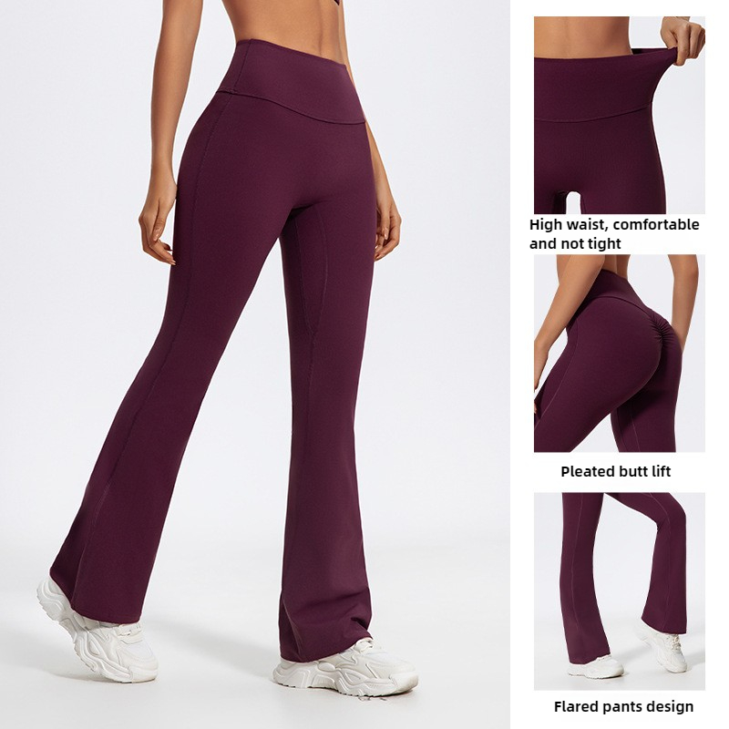LezyanXR Wide Leg Tight Nude H - Yoga Fitness Dance ulasan dan harga