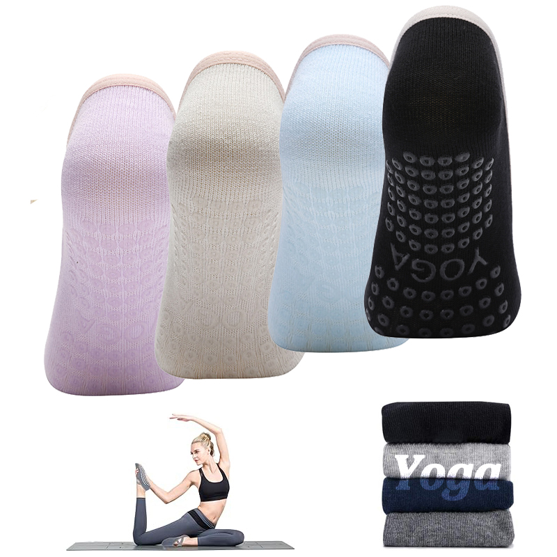 Ladies Non-Slip Pilates Socks  - Yoga Fitness Dance ulasan dan harga