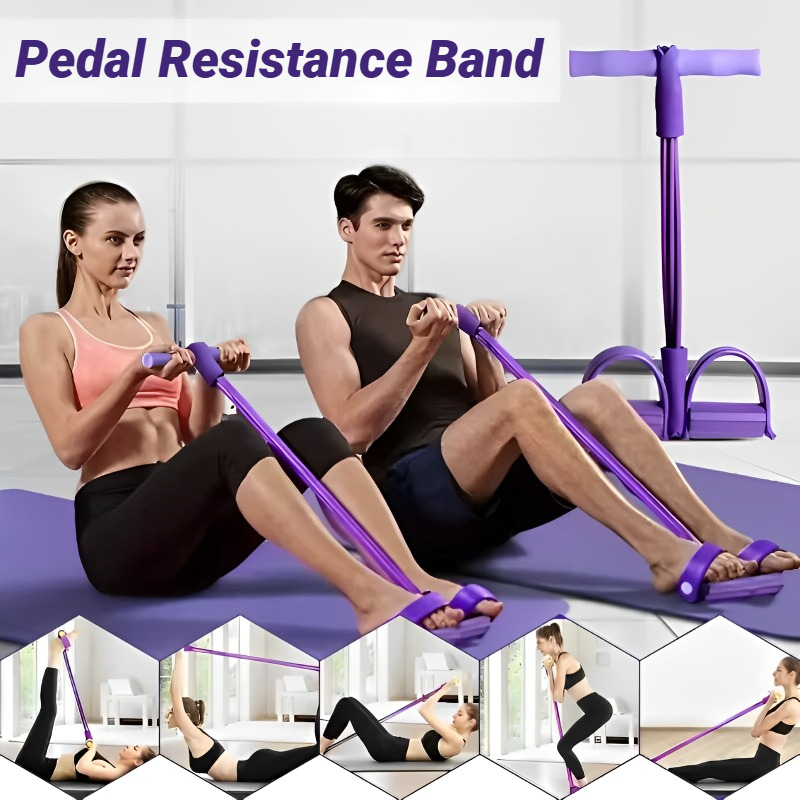 O Four-Tube Pedal Tensgklner M - Yoga Fitness Stretching Strap ulasan dan harga