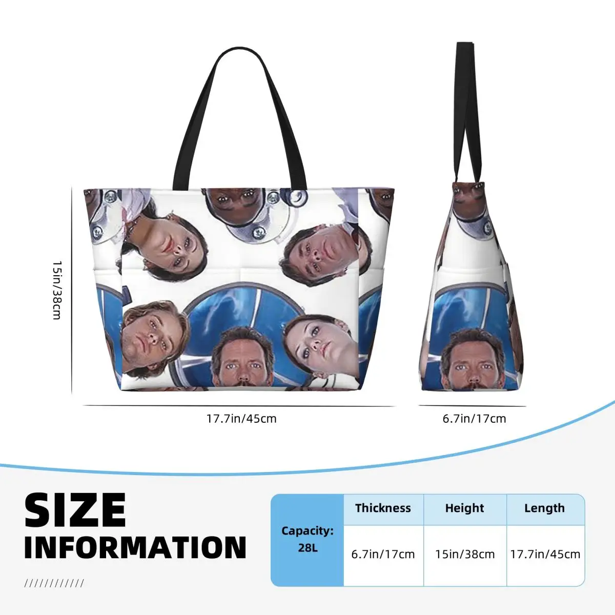 House MD TV Show Beach Tote Ba - Yoga Fitness Tva ulasan dan harga