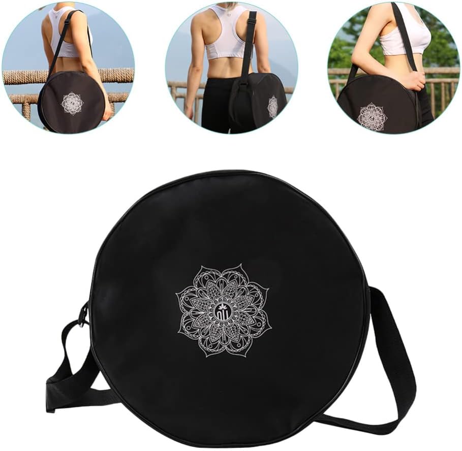 Yoga Wheel Bag Nylon Black Man - Yoga Fitness Wheel ulasan dan harga