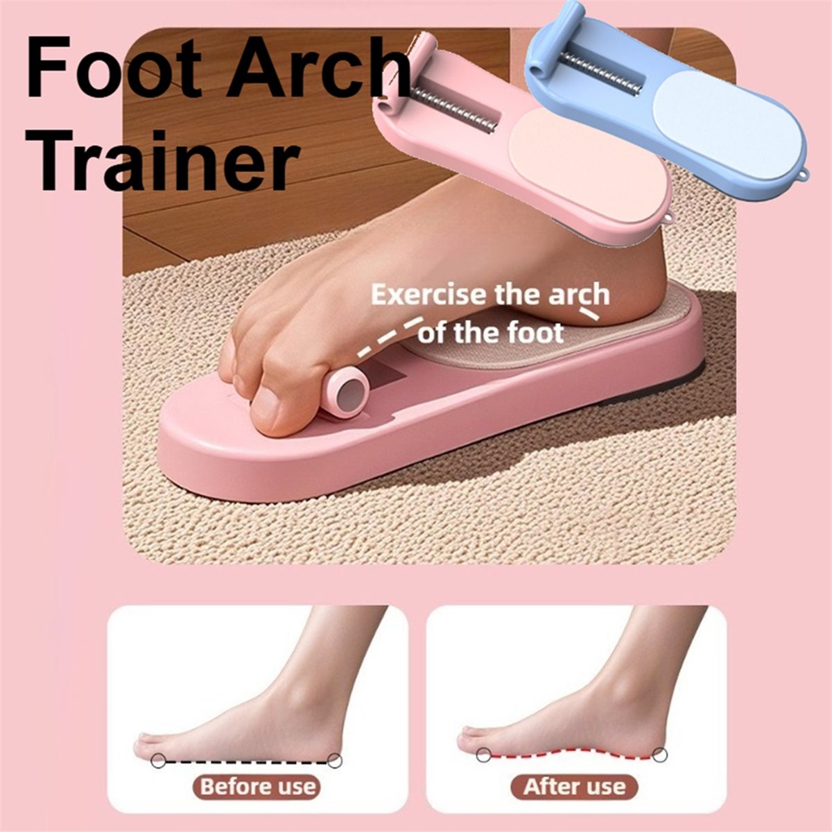 [NEW] Foot Arch Trainer Anti S - Yoga Fitness Toes Arch ulasan dan harga