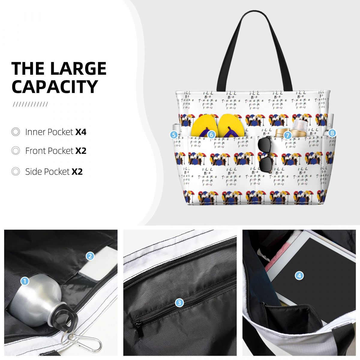 Friend TV Show Beach Tote Bag  - Yoga Fitness Tva ulasan dan harga