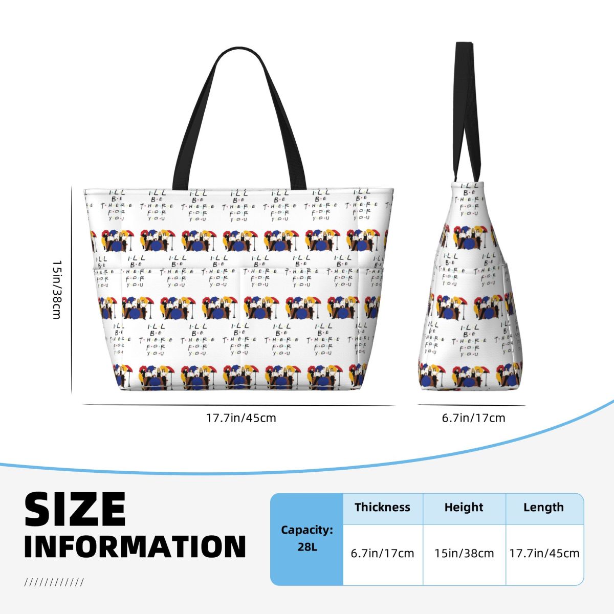 Friend TV Show Beach Tote Bag  - Yoga Fitness Tva ulasan dan harga