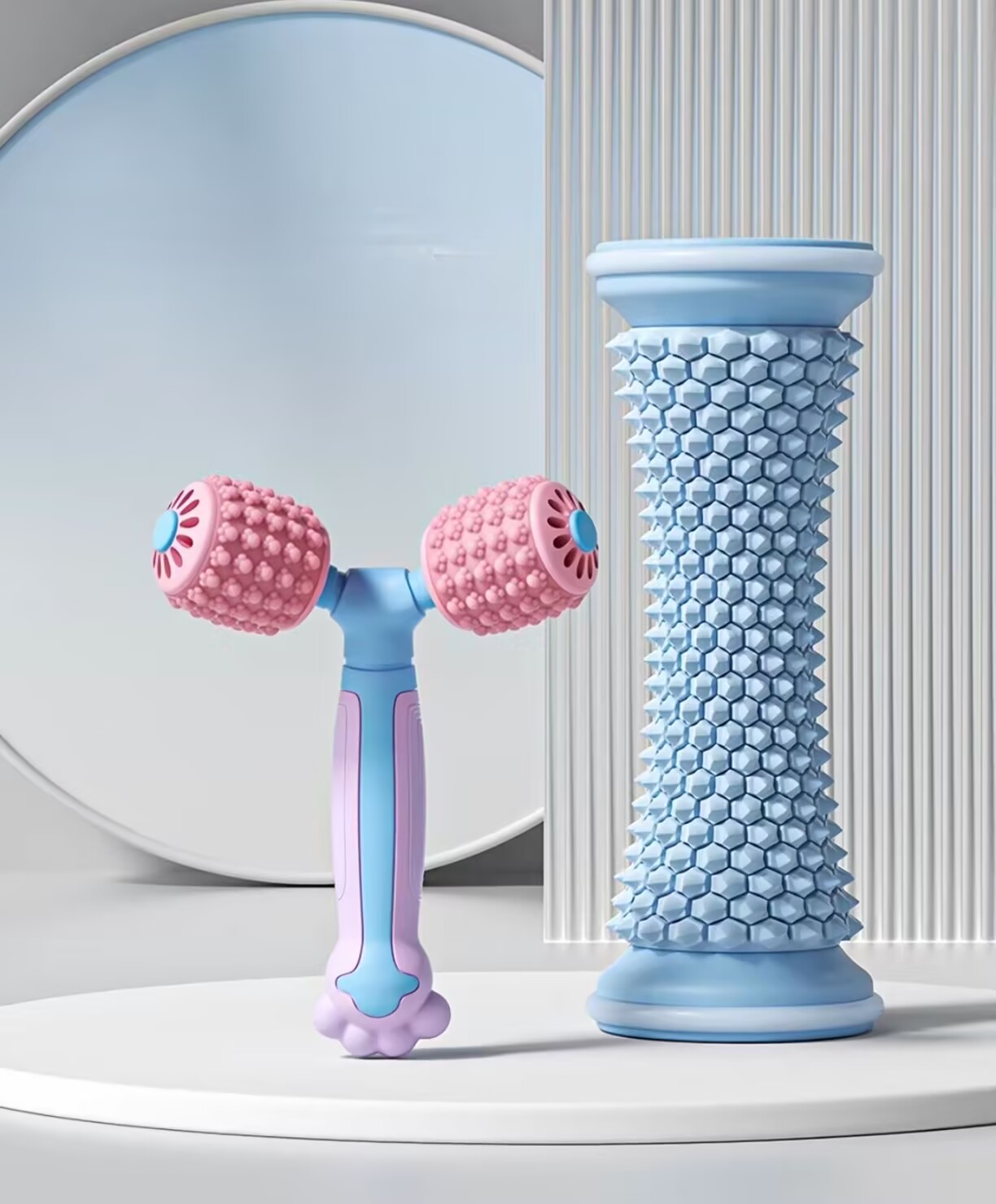 Yoga Massage Stick For Calf An - Yoga Fitness Wheel ulasan dan harga