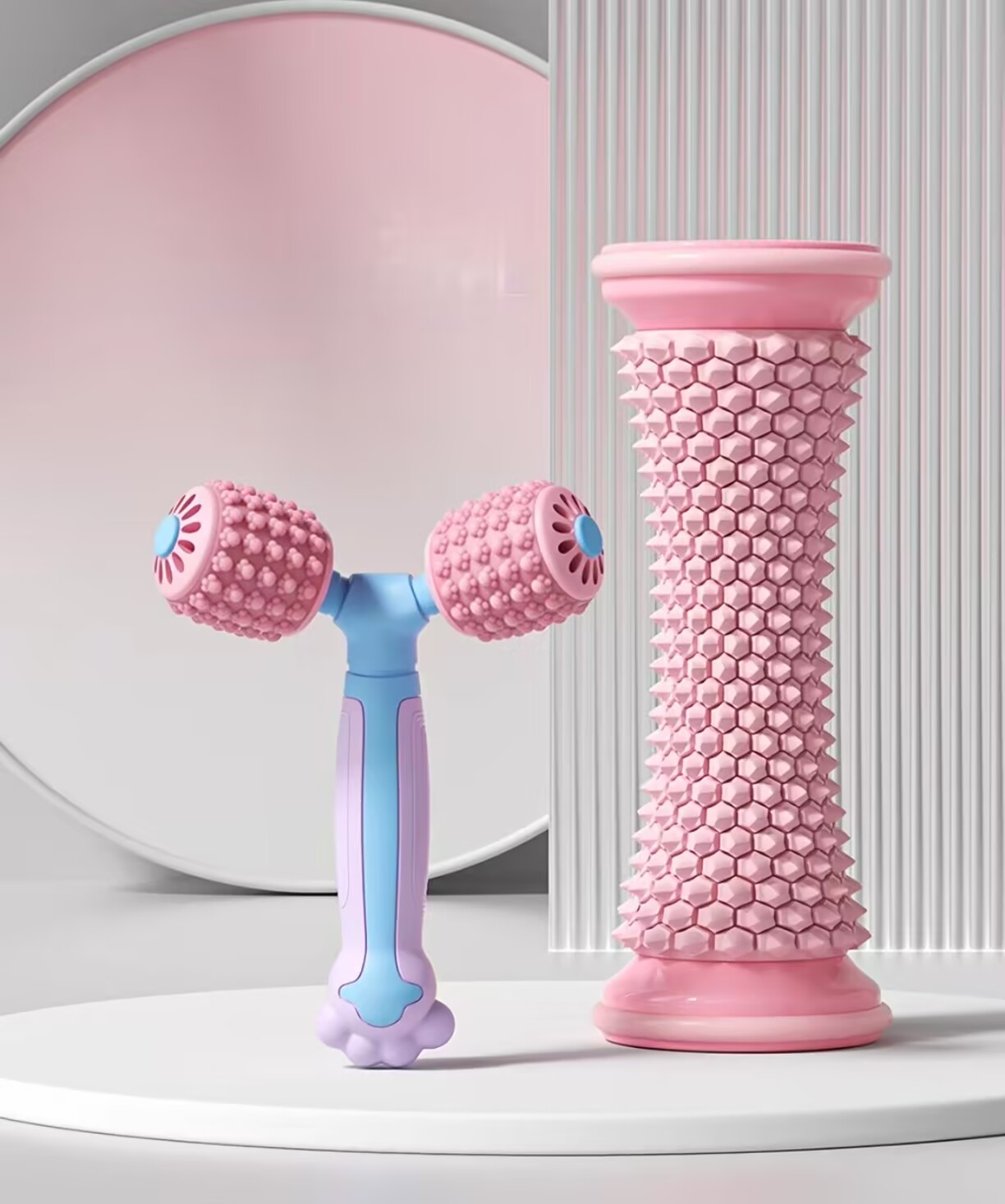 Yoga Massage Stick For Calf An - Yoga Fitness Wheel ulasan dan harga