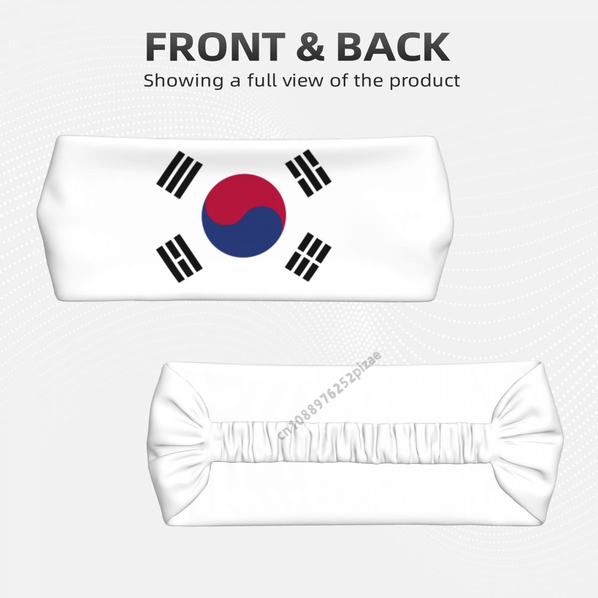 South Korea Flag Men Women Ban - Yoga Fitness Stretching Strap ulasan dan harga