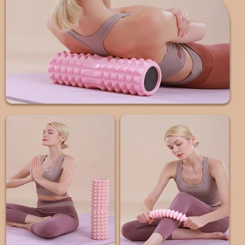 Hollow Foam Roller 45cm With Y - Yoga Fitness Wheel ulasan dan harga