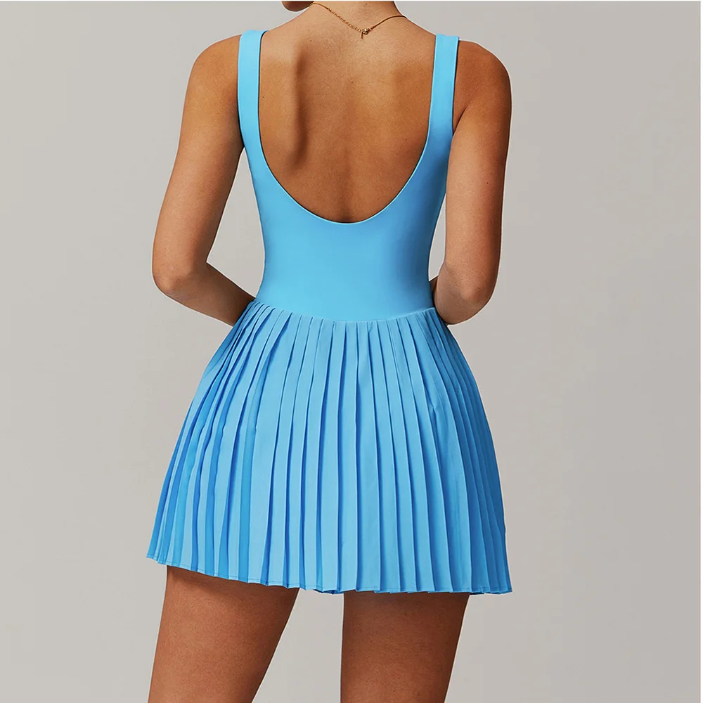Yoga Set Naked Tennis Dress Wo - Yoga Fitness Dress ulasan dan harga