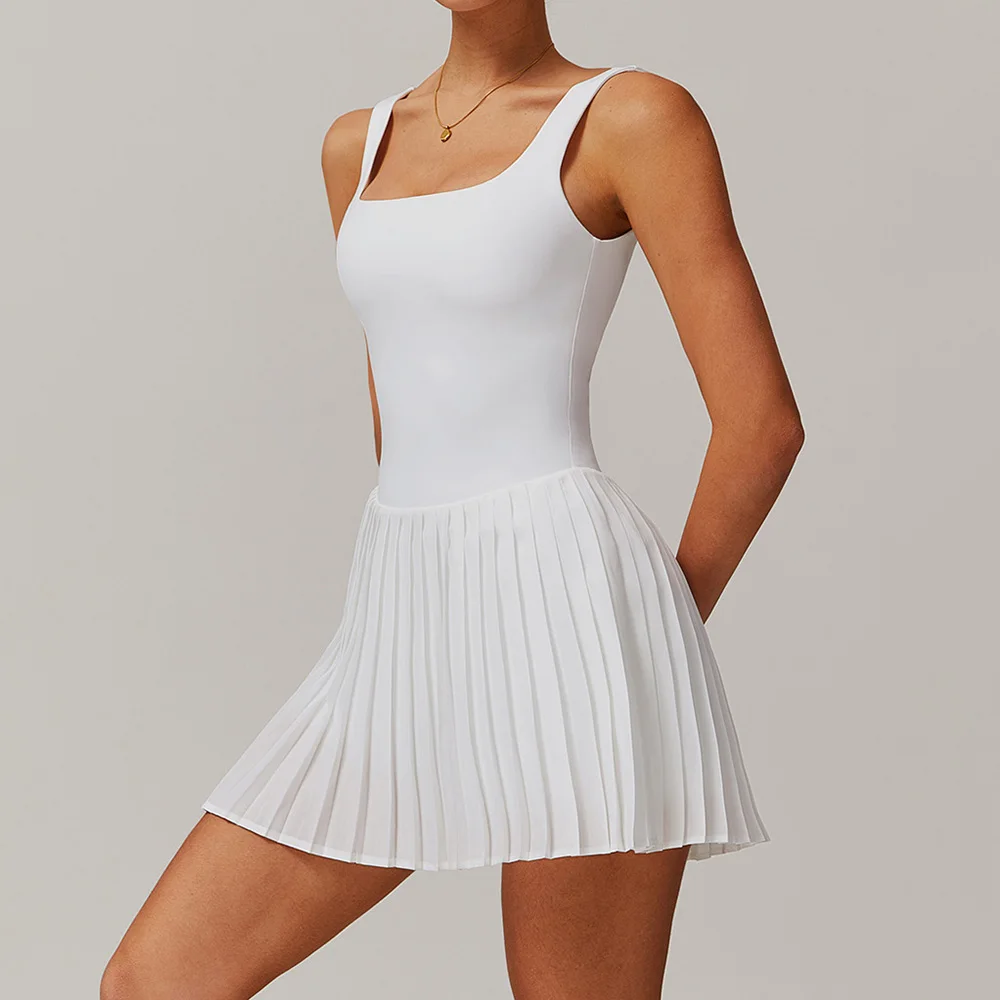 Yoga Set Naked Tennis Dress Wo - Yoga Fitness Dress ulasan dan harga