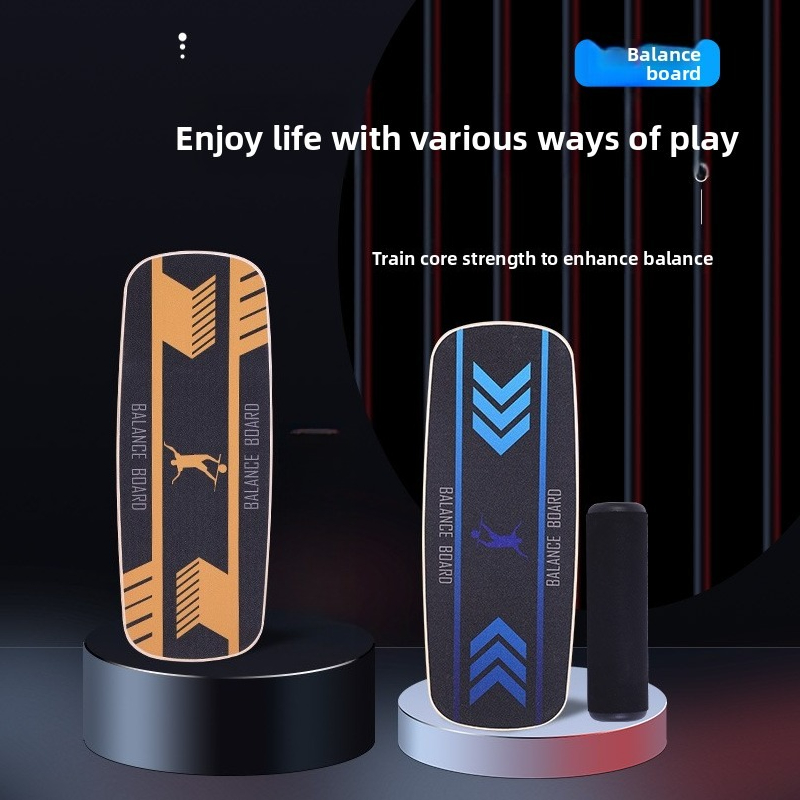 `Wooden Adjustable Bottom Colu - Balance Board Fitness ulasan dan harga