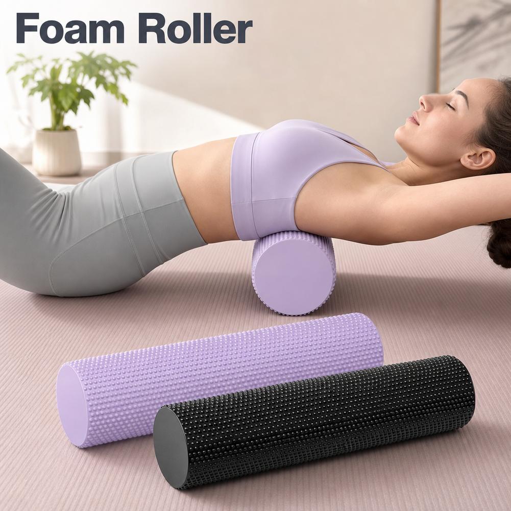 Yoga Foam Roller EVA High Dens - Yoga Fitness Wheel ulasan dan harga