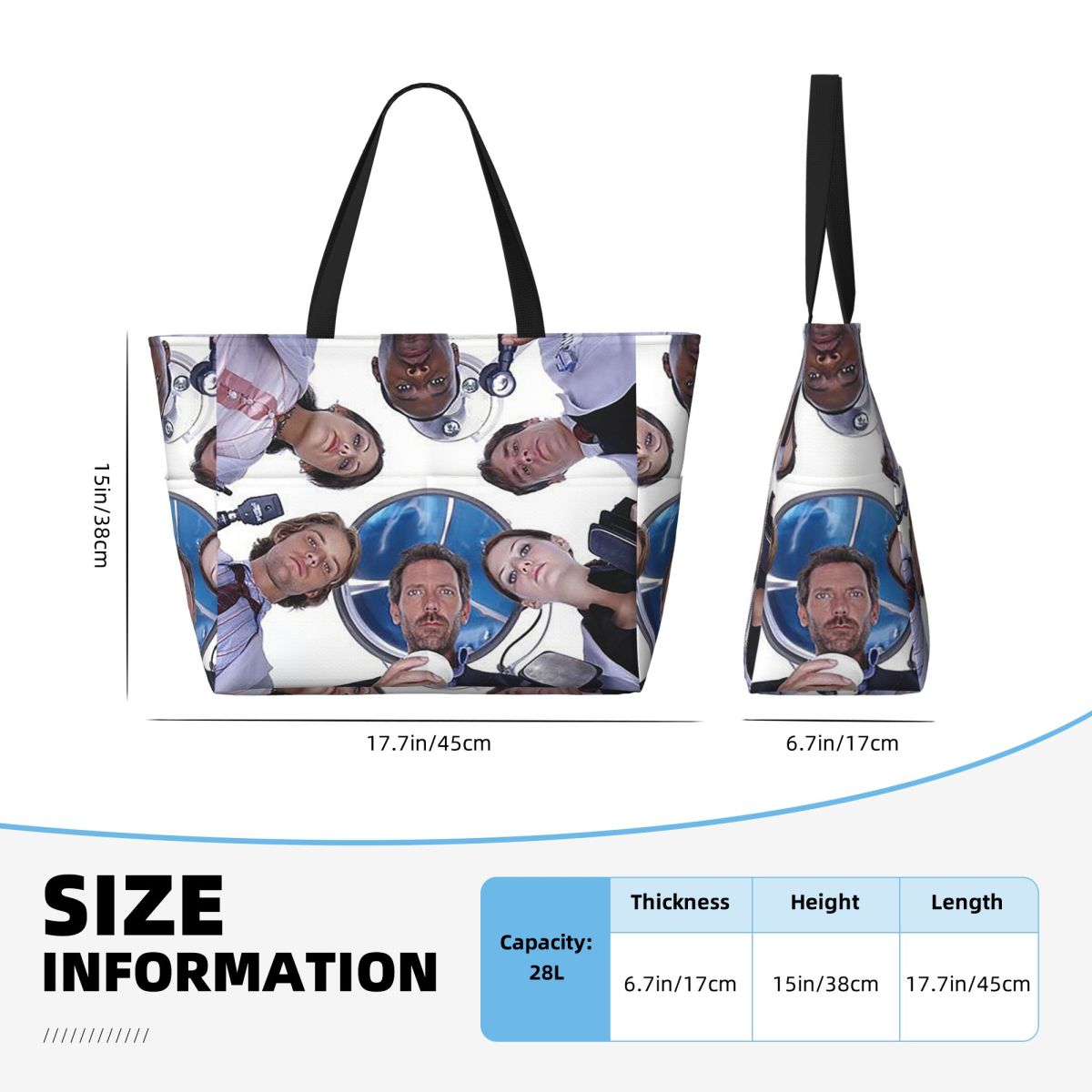 House MD TV Show Beach Tote Ba - Yoga Fitness Tva ulasan dan harga