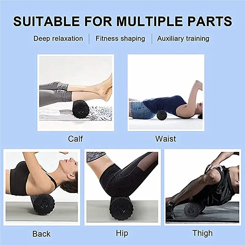 4-Speed Vibrating Electric Yog - Yoga Fitness Wheel ulasan dan harga