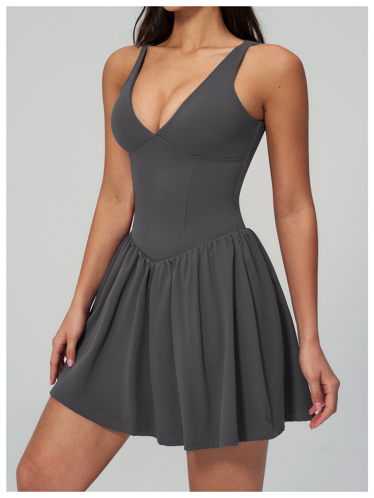 Fashion Woman Yoga Solid Color - Yoga Fitness Dress ulasan dan harga