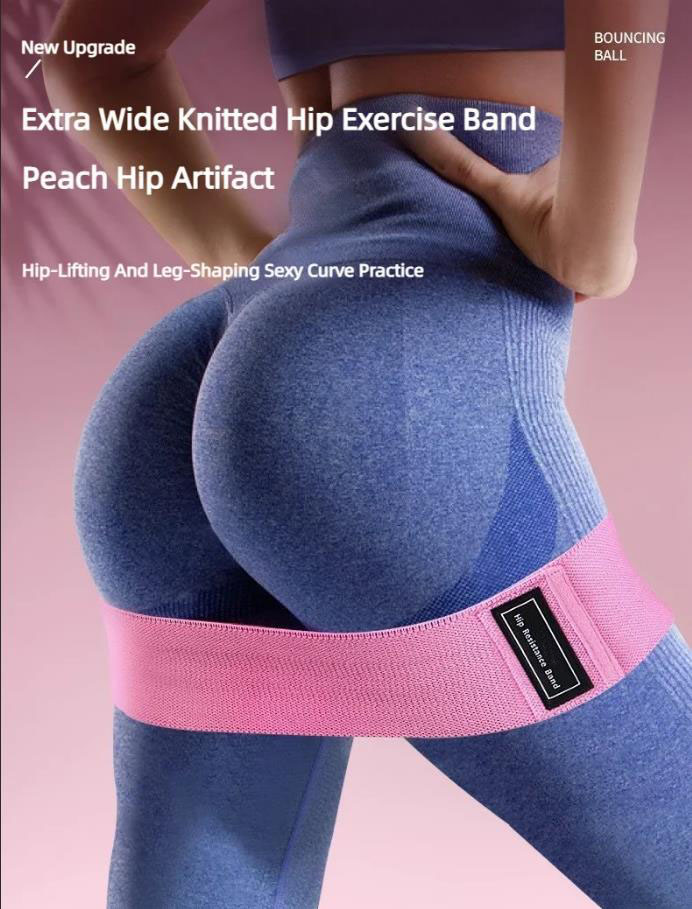 3Pcs Fabric Resistance Hip Boo - Yoga Fitness Stretching Strap ulasan dan harga