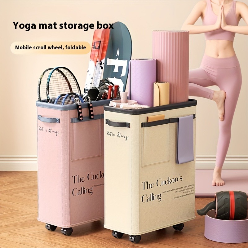 Yoga Mat Storage Basket with W - Yoga Fitness Wheel ulasan dan harga