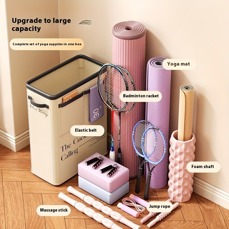 Yoga Mat Storage Basket with W - Yoga Fitness Wheel ulasan dan harga