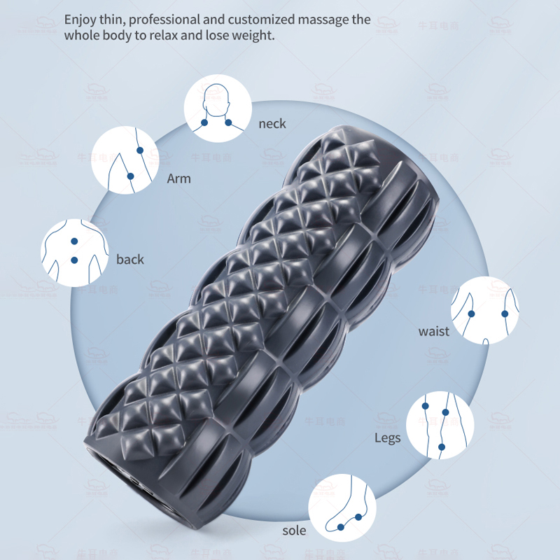 Massage Roller  Foam Shaft Yog - Yoga Fitness Wheel ulasan dan harga