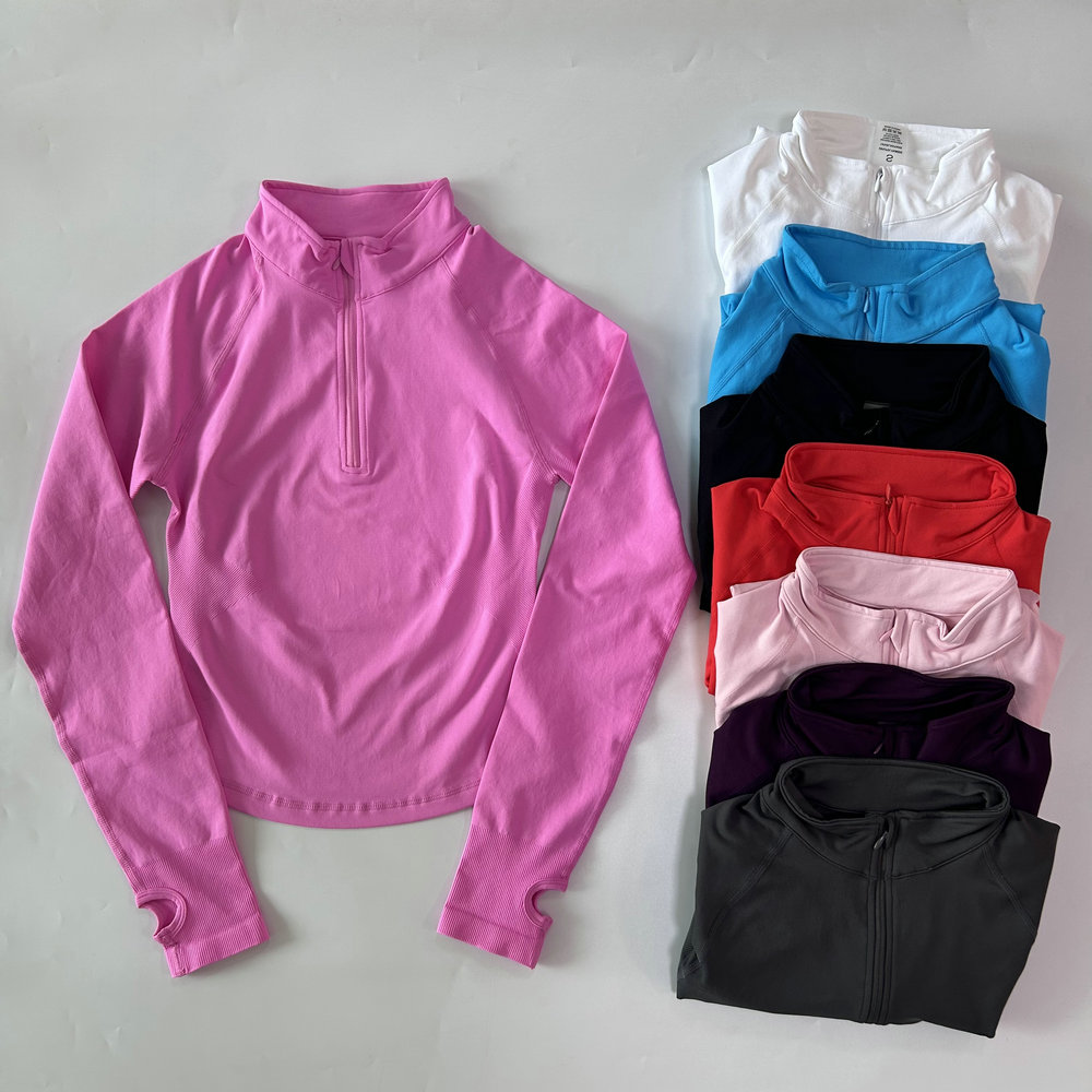 No Logo Yoga Jacket With Half  - Yoga For Fitness ulasan dan harga