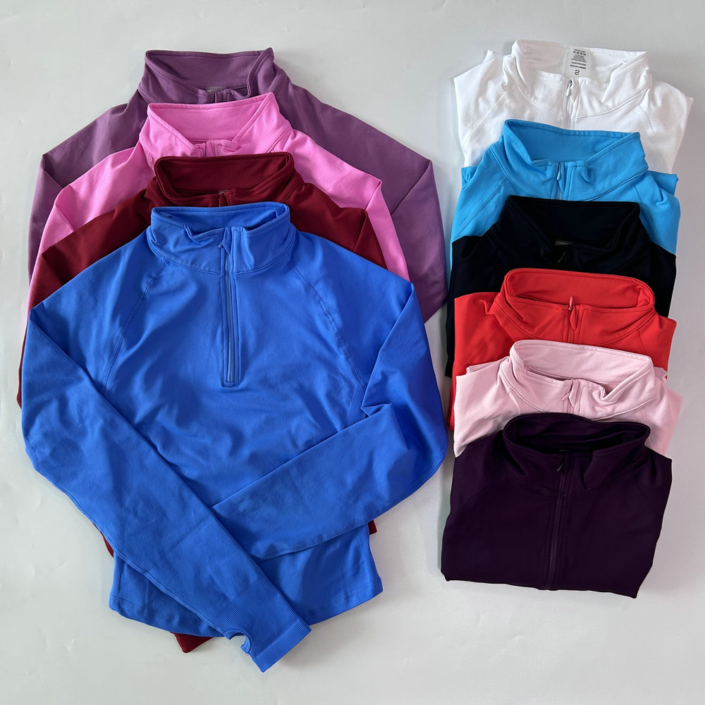 No Logo Yoga Jacket With Half  - Yoga For Fitness ulasan dan harga