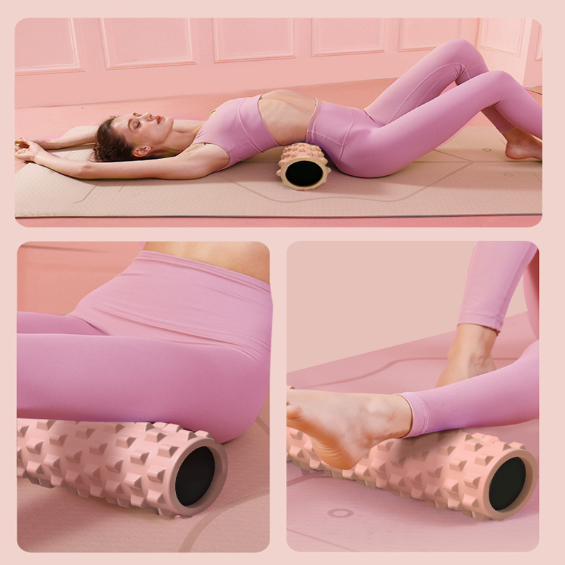 Solid Foam Axis Yoga Post Mass - Yoga Fitness Wheel ulasan dan harga