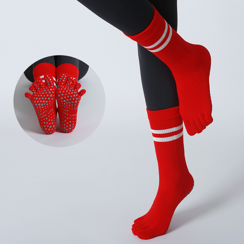 Women Non-slip Five Fingers Yo - Yoga Fitness Dance ulasan dan harga